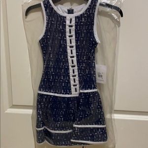 KC Parker by hartstrings blue knit dress 8